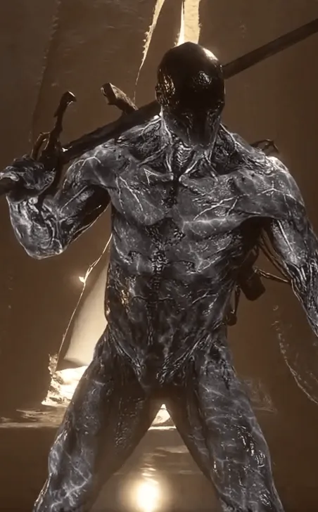 The Cosmic Harbinger skin earned by completing the game