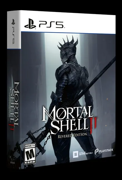 Mortal Shell II Revered Edition box art for PlayStation 5